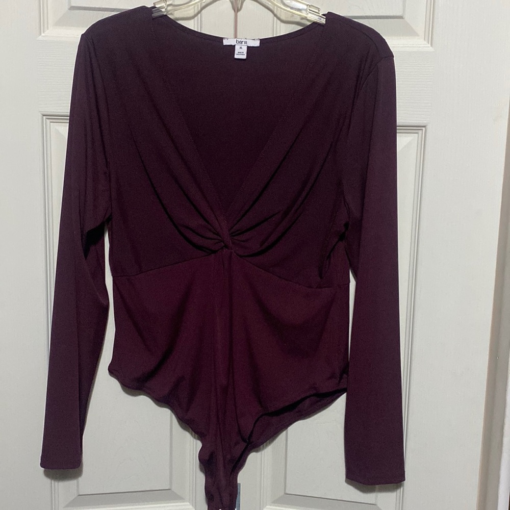 Women’s Long Sleeve Thong Bodysuit